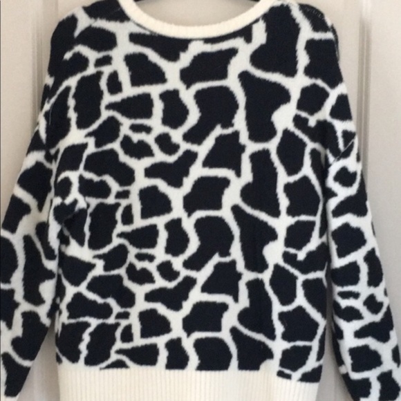 LOFT Animal Print Soft Sweater NWT, size Large - Picture 4 of 4